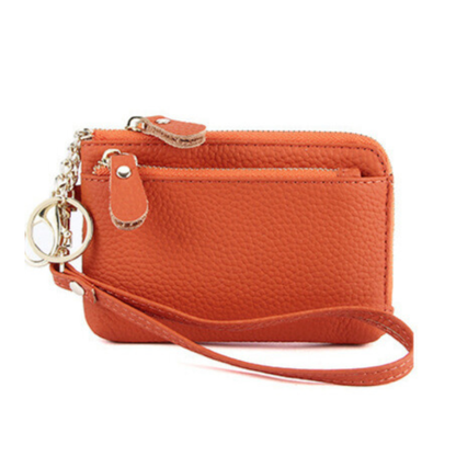 Leather wallet with Wrist strap for Women