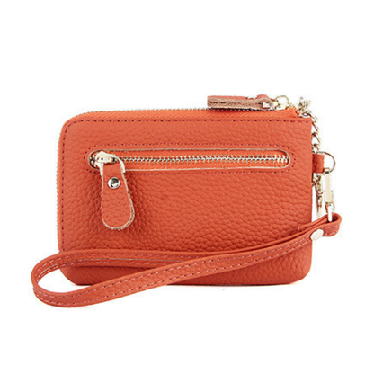 Leather wallet with Wrist strap for Women