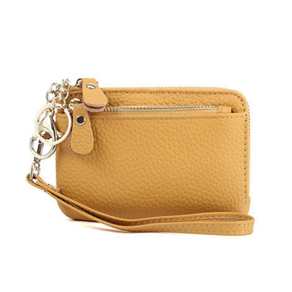 Leather wallet with Wrist strap for Women