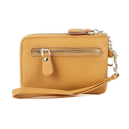 Leather wallet with Wrist strap for Women