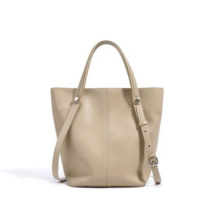 Flou Leren Bucket Bag Dames | Compacte Schoudertas