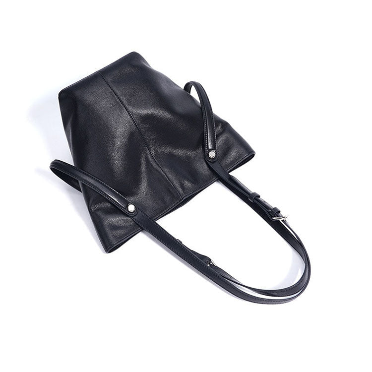Flou Leren Bucket Bag Dames | Compacte Schoudertas