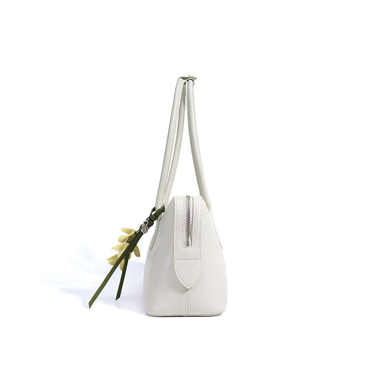 Luelle elegante tas met bloemenbedel