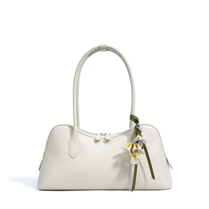 Luelle elegante tas met bloemenbedel