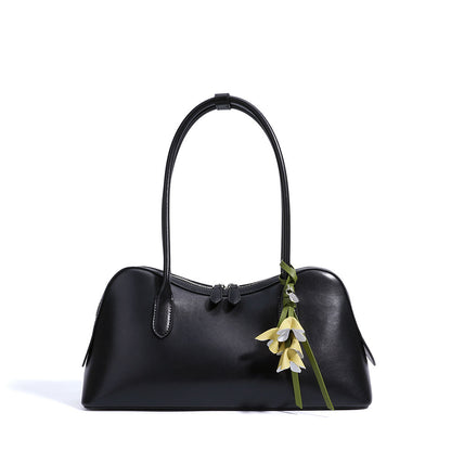 Luelle elegante tas met bloemenbedel
